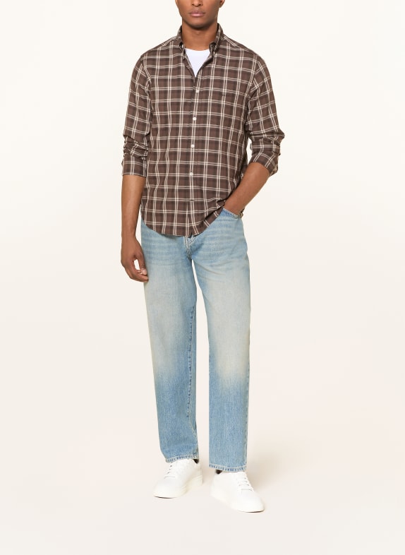 GANT Overhemd Regular Fit TAUPE / BRUIN