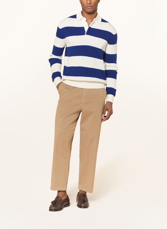 GANT rugbyshirt WIT / BLAUW