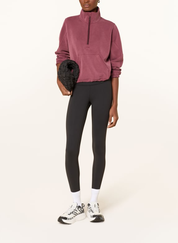 lululemon Bluza nierozpinana CIEMNOCZERWONY