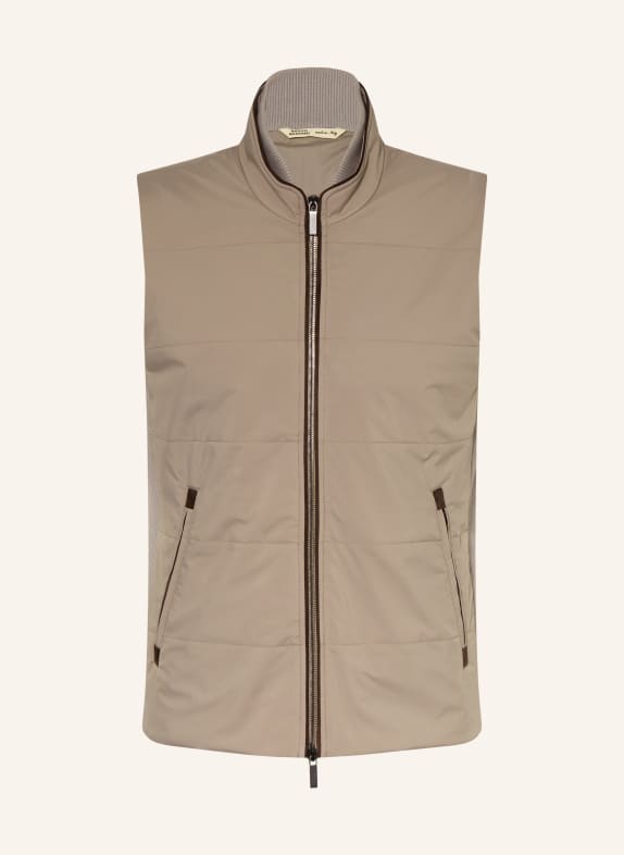 MAURIZIO  BALDASSARI kamizelka pikowana BEŻOWY