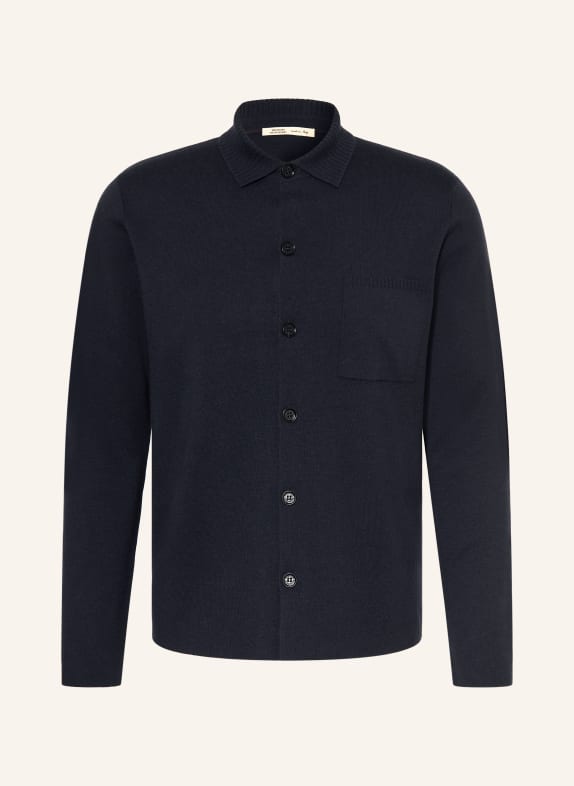 MAURIZIO BALDASSARI Sweter z kaszmiru GRANATOWY