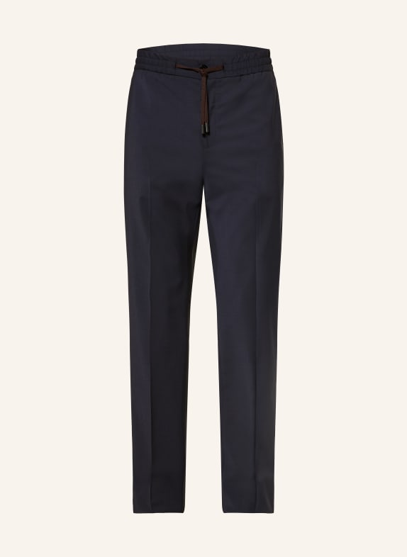 MAURIZIO  BALDASSARI Spodnie w stylu joggingowym Regular Fit GRANATOWY