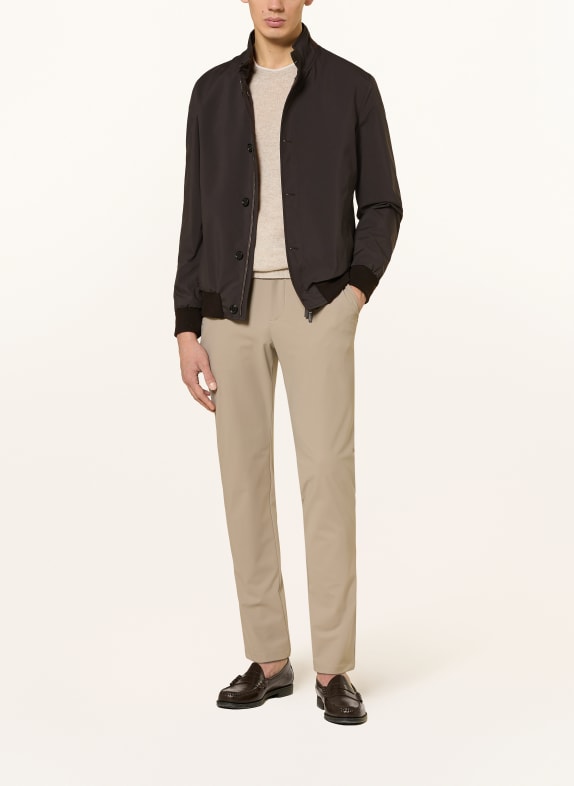 MAURIZIO  BALDASSARI Blouson MARRON FONCÉ