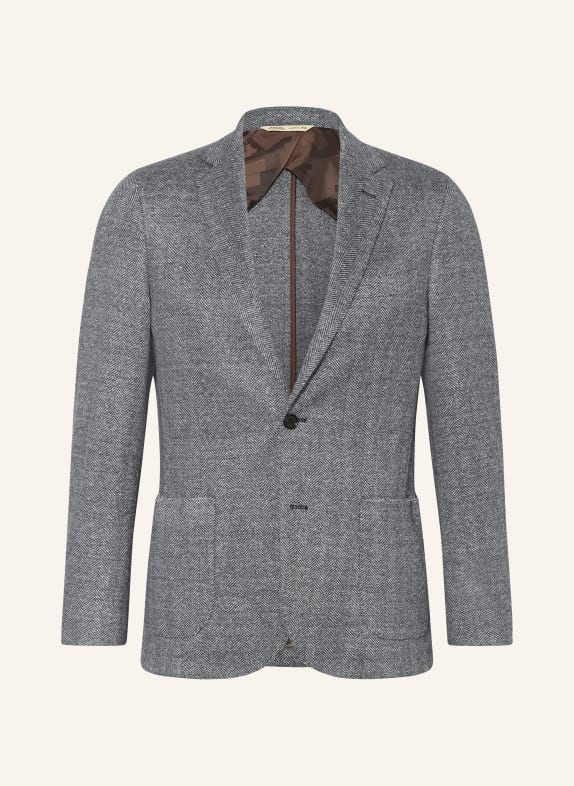 MAURIZIO BALDASSARI Marynarka z dżerseju Regular Fit GRANATOWY / BIAŁY