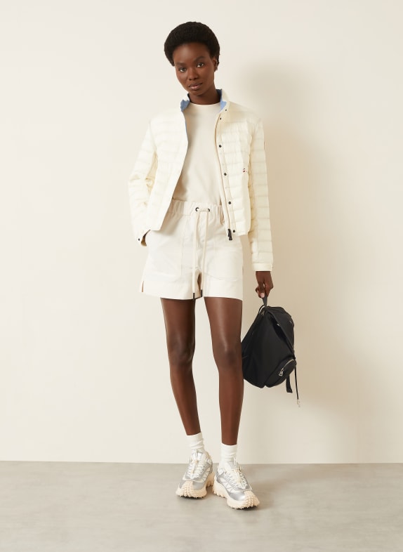 MONCLER GRENOBLE Lightweight down jacket MADULAINS CREAM