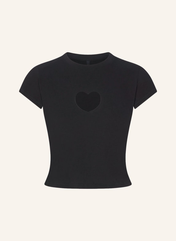 SKIMS Lounge shirt WORN IN JERSEY WASHED ONYX