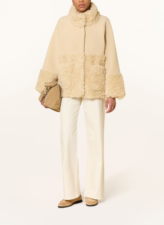 darling harbour Teddyfellová bunda BEIGE