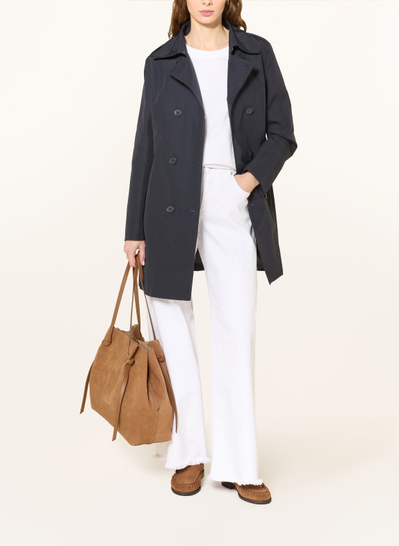 MAX & Co. Trenchcoat MILO TMAVĚ MODRÁ