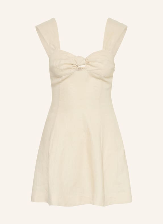 FAITHFULL THE BRAND Leinenkleid PALLIDA BEIGE