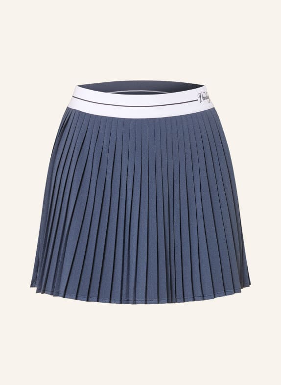 VARLEY Jupe de tennis CLEMENCY BLEU FONCÉ / BLANC
