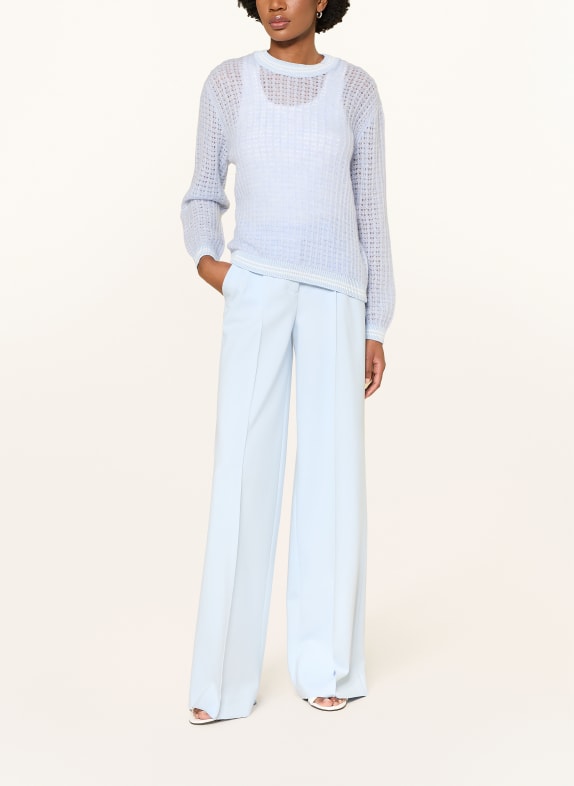 DOROTHEE SCHUMACHER Trui AIRY SOFTNESS met alpaca LICHTBLAUW