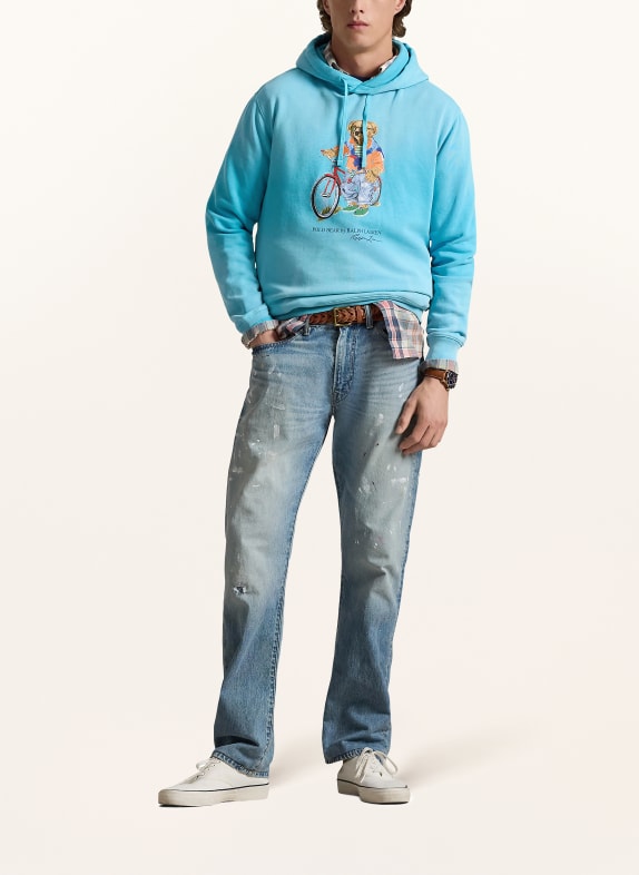 POLO RALPH LAUREN hoodie TURQUOISE