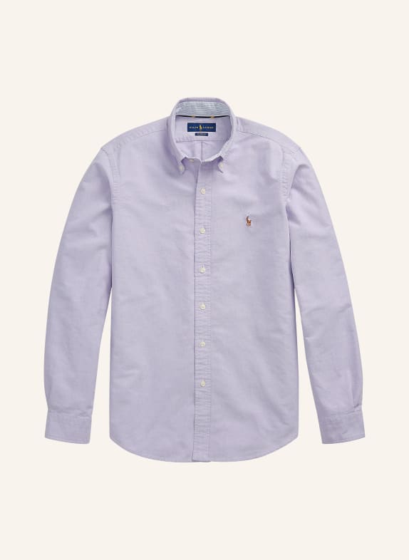 POLO RALPH LAUREN Oxfordská košile Custom Fit SVĚTLE FIALOVÁ
