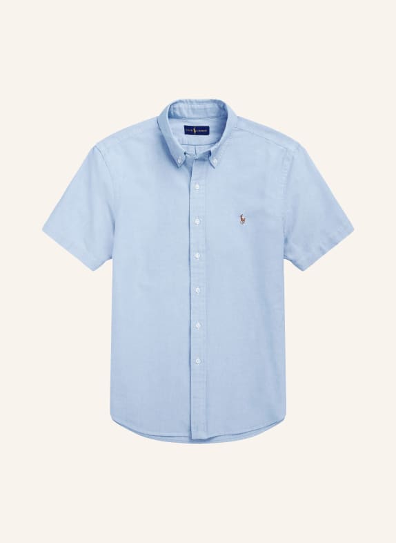 POLO RALPH LAUREN Kurzarm-Hemd Slim Fit HELLBLAU