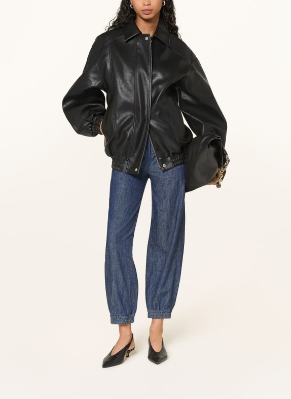CAMBIO Broek ODILA in jeanslook DONKERBLAUW