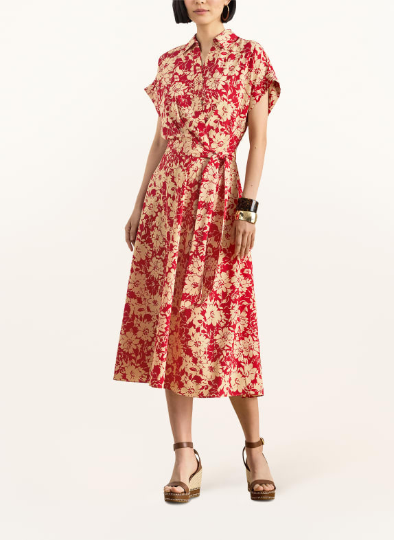 LAUREN RALPH LAUREN dress RED / BEIGE