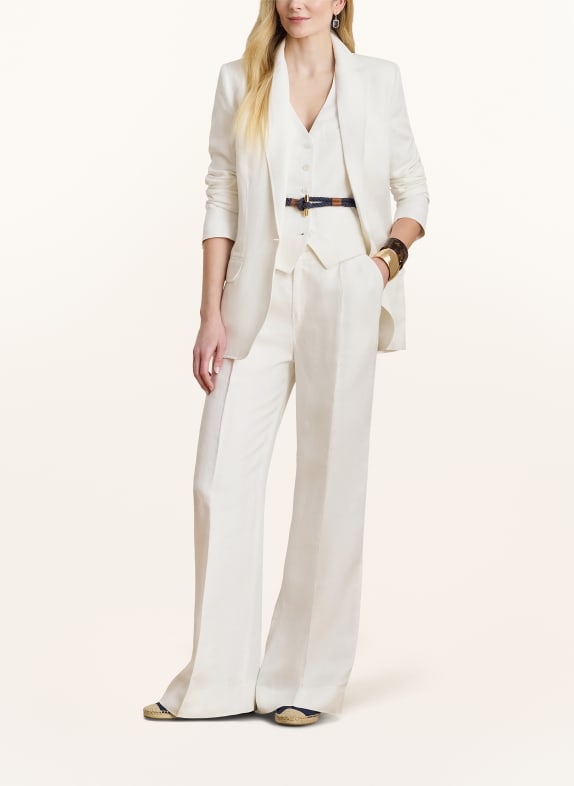 LAUREN RALPH LAUREN Blazer WILONA met linnen WIT