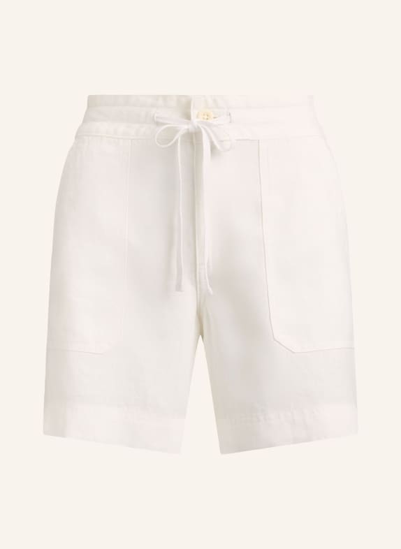 LAUREN RALPH LAUREN Leinenshorts WEISS