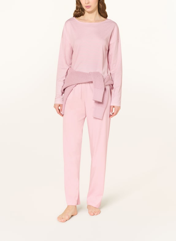 mey Pyjamas-serien SIMPLE STRIPES ROSÉ / VIT