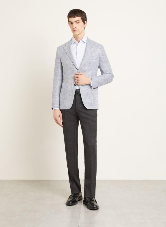 ZEGNA Linnen jasje Extra Slim Fit BLAUWGRIJS