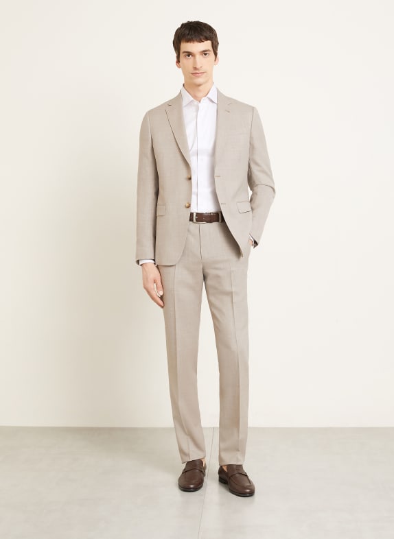 ZEGNA Overhemd Regular Fit LICHTPAARS / WIT