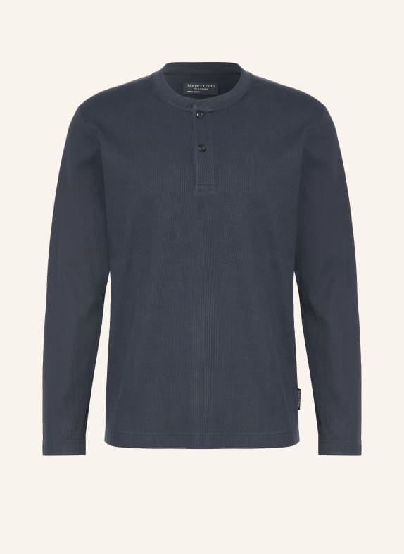Marc O'Polo Henley-Shirt DUNKELBLAU