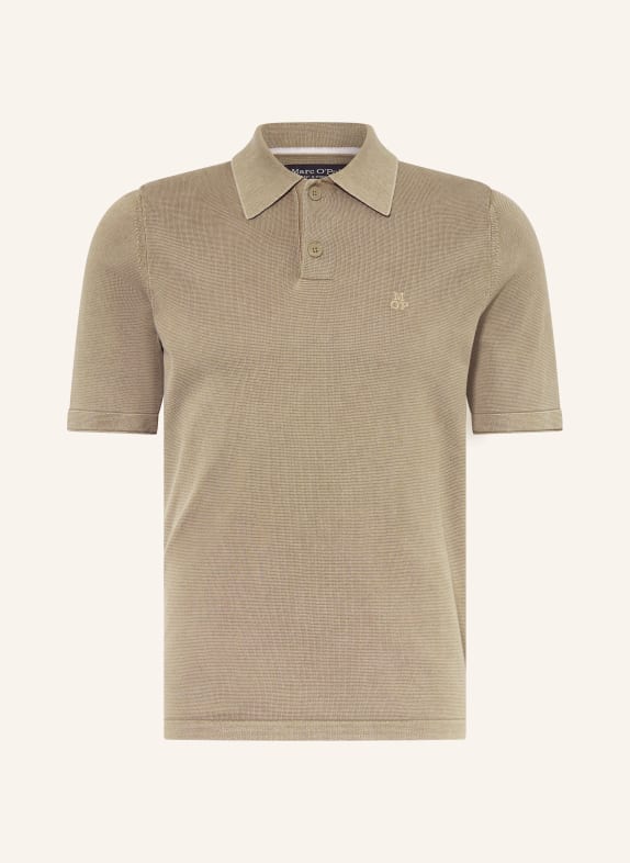 Marc O'Polo Strick-Poloshirt KHAKI