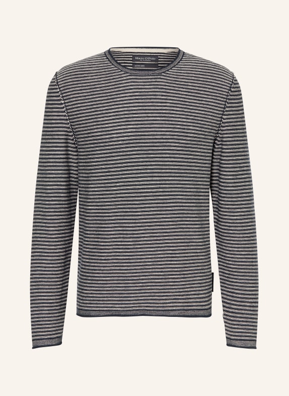 Marc O'Polo Pullover DUNKELBLAU / BEIGE
