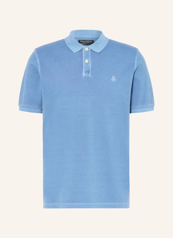 Marc O'Polo Koszulka polo z pikowanym wzorem NIEBIESKI