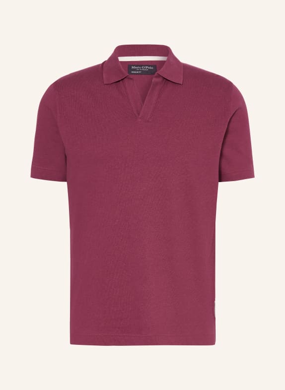 Marc O'Polo Jersey-Poloshirt Regular Fit DUNKELROT