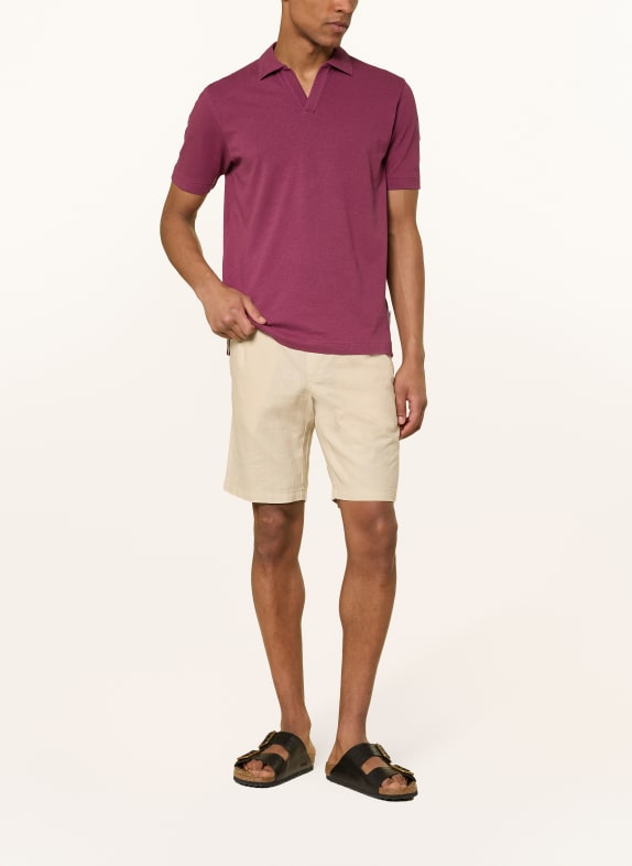 Marc O'Polo Jersey-Poloshirt Regular Fit DUNKELROT