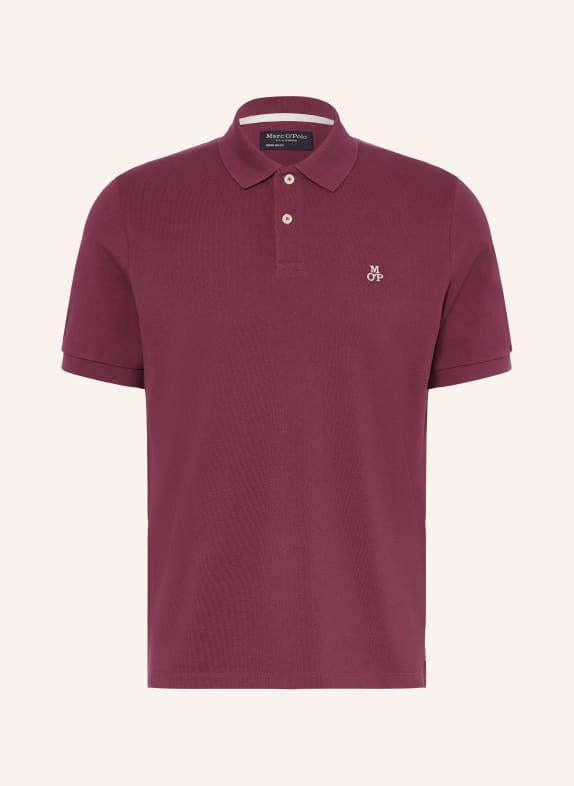Marc O'Polo Piqué polokošile Regular Fit TMAVĚ ČERVENÁ
