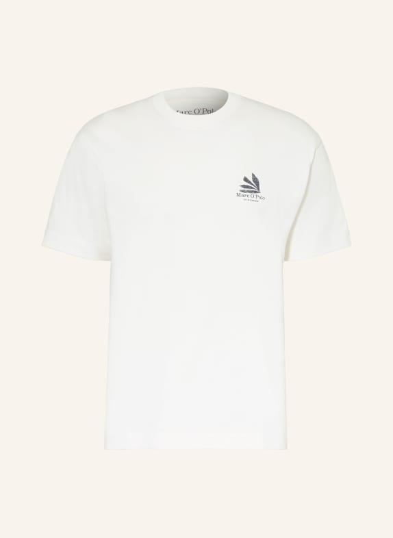Marc O'Polo T-shirt BLANC / GRIS FONCÉ / BLEU