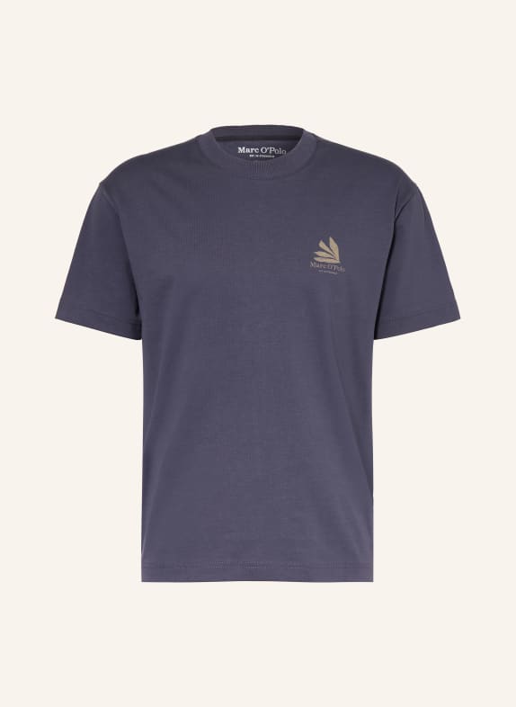 Marc O'Polo T-Shirt DUNKELBLAU / CREME / KHAKI