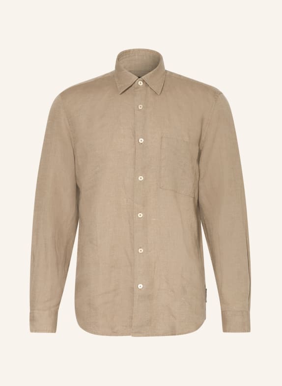Marc O'Polo Chemise en lin coupe classique BEIGE