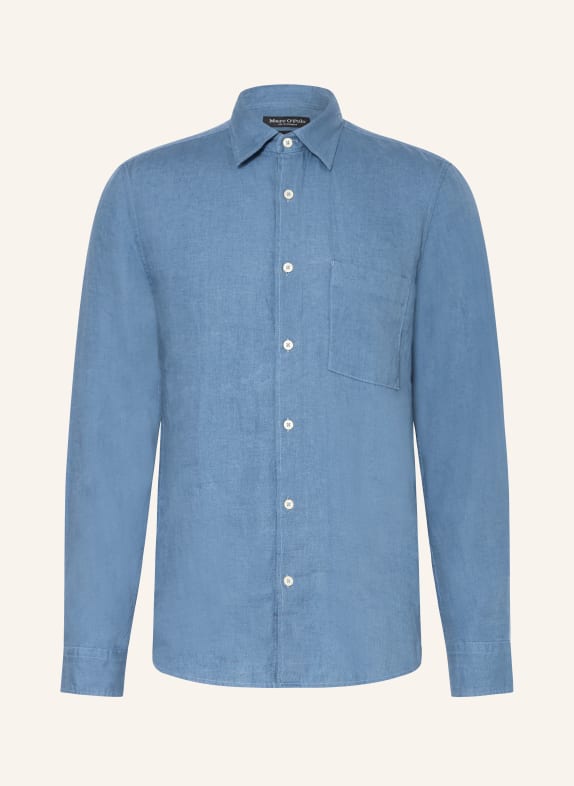 Marc O'Polo Chemise en lin coupe classique BLEU