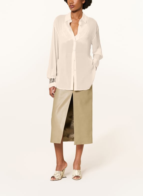 The Frankie Shop Overhemdblouse PERI GEORGETTE CRÈME
