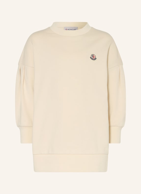 MONCLER enfant sukienka dresowa KREMOWY