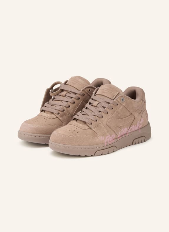 Off-White Sneaker OUT OF OFFICE TAUPE / ROSA