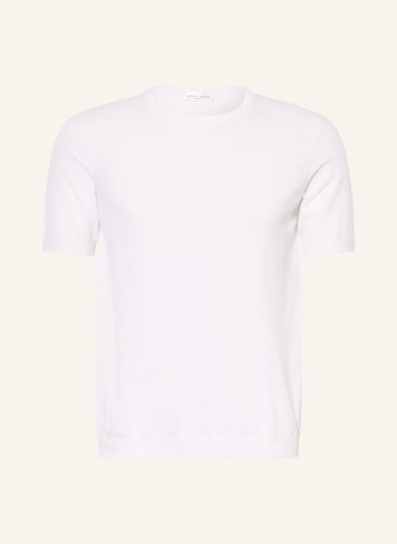 roberto collina koszulka z dzianiny BIAŁY