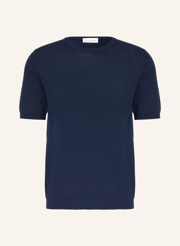 roberto collina koszulka z dzianiny GRANATOWY