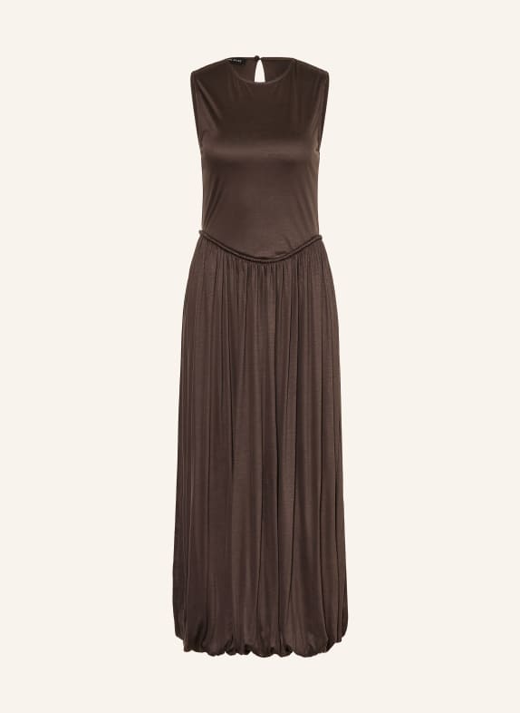 CPH MUSE Sukienka z dżerseju CMLAYNA CIEMNOBRĄZOWY