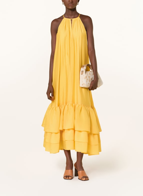 CPH MUSE Kleid CMMOLLY mit Rüschen GELB