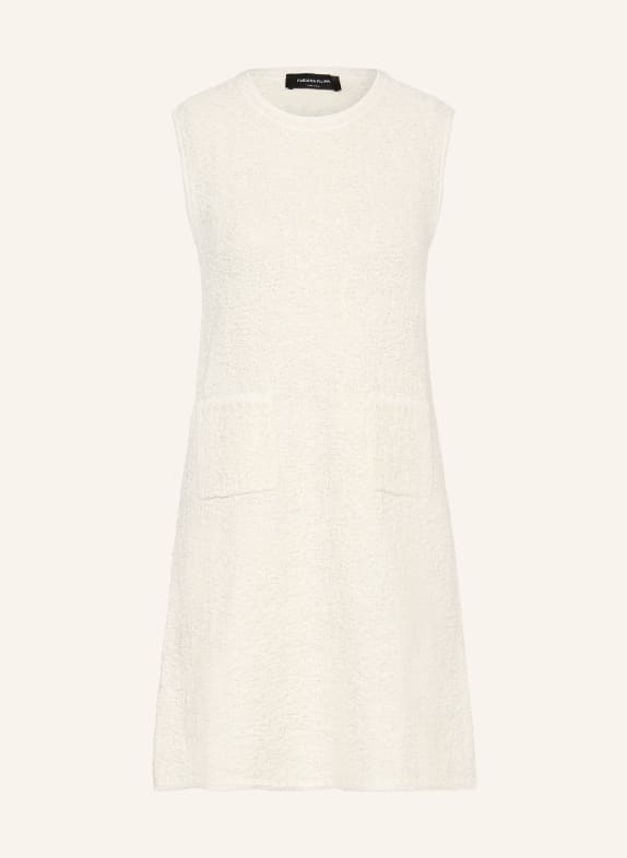 FABIANA FILIPPI Bouclé-Kleid mit Pailletten CREME