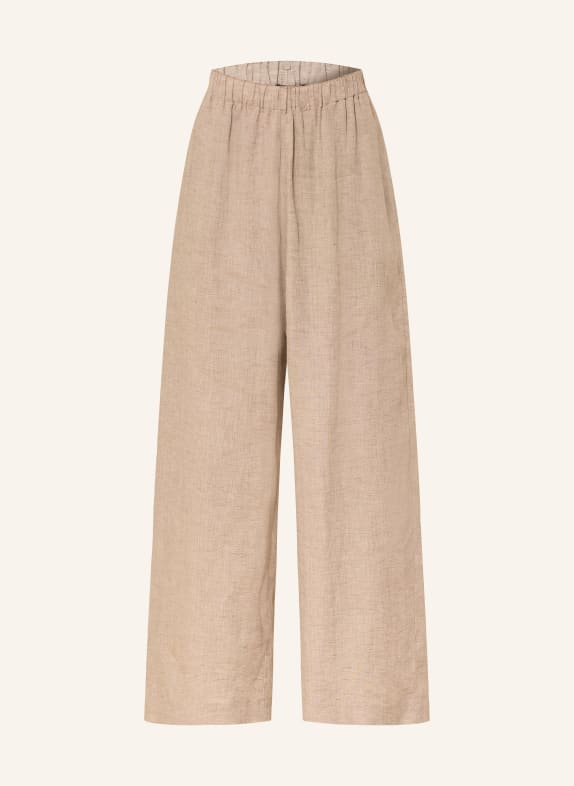 FABIANA FILIPPI linen pants LIGHT GRAY