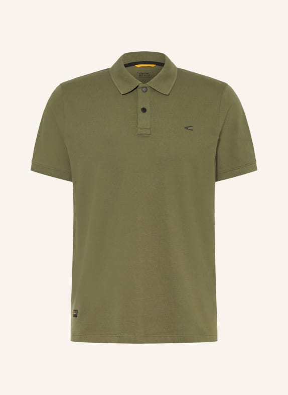 camel active piqué polo shirt KHAKI