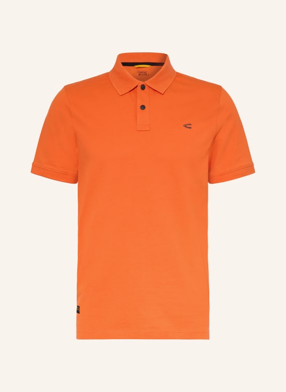 camel active Koszulka polo z pikowanym wzorem POMARAŃCZOWY