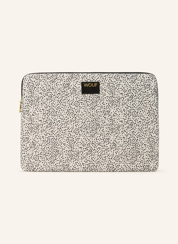WOUF Laptop-Hülle CUTE ECRU / GOLD / SCHWARZ