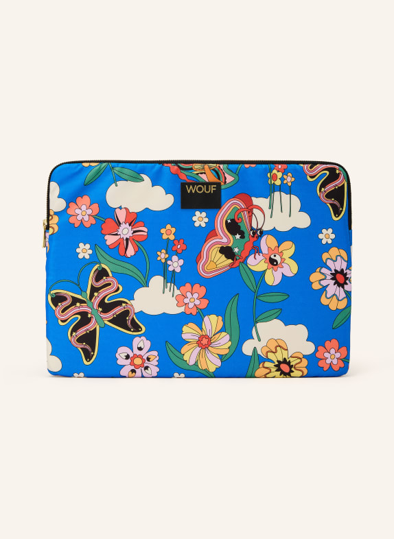 WOUF Laptop-Hülle CUTE BLAU / GOLD / ROT