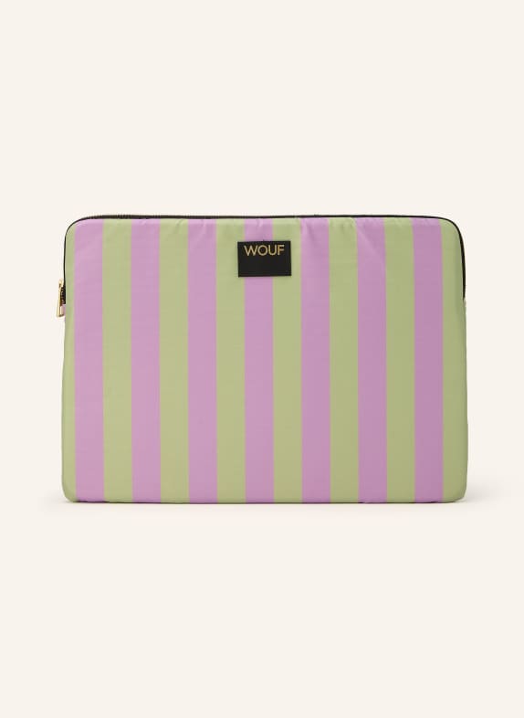 WOUF Laptop-Hülle CUTE HELLLILA / GOLD / HELLGRÜN